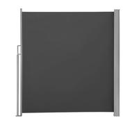 WOLTU Paravento Esterno, Tenda Laterale Retrattile, 160x350 cm, Frangivista, Protezione Solare & Antivento, per Giardino, Balcone, Terrazza, Patio, Antracite