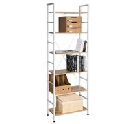WOLTU Scaffale per Libri a 6 Piani, Libreria in piedi