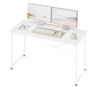 WOLTU Scrivania per Computer, 140x60 cm, Tavolo da Lavoro con Struttura in Metallo, per Ufficio Casa Studio Camera da Letto, in Materiale a Base di Legno, Rovere Chiaro