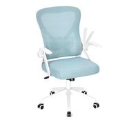 WOLTU Sedia da Ufficio Ergonomica, Sedia Scrivania, Tessuto a Rete, Blu