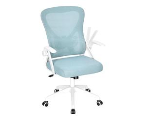 WOLTU Sedia da Ufficio Ergonomica, Sedia Scrivania, Tessuto a Rete, Blu
