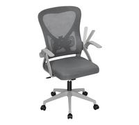 WOLTU Sedia da Ufficio Ergonomica, Sedia Scrivania, Tessuto a Rete, Grigio