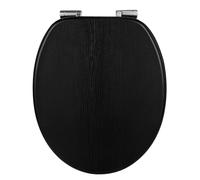 WOLTU Sedile WC copriwater Universal, Urea-Formaldeide Chiusura,Facile da Montare, MDF Materiale a Fissaggio Parte Inferiore, a Forma di O