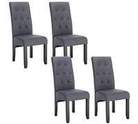 WOLTU Set 4 Sedie da Cucina Moderne Imbottite, Poltrone da Pranzo