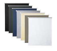 WOLTU Tenda a Rullo Interni Oscurante Klemmfix senza Fori 110 x 210 cm Bianco, Tenda Avvolgibile Oscurante per Protezione Solare con Morsetti e Catene per Finestre e Porte