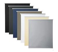 WOLTU Tenda a Rullo Interni Oscurante Klemmfix senza Fori 70 x 210 cm Grigio, Tenda Avvolgibile Oscurante per Protezione Solare con Morsetti e Catene per Finestre e Porte
