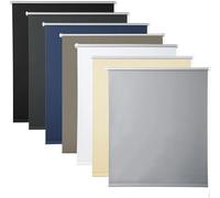 WOLTU Tenda a Rullo Interni Oscurante Klemmfix senza Fori 85 x 120 cm Grigio, Tenda Avvolgibile Oscurante per Protezione Solare con Morsetti e Catene per Finestre e Porte