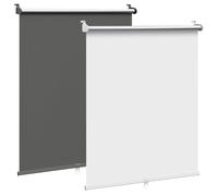 WOLTU Tenda a Rullo per Interni, Klemmfix Senza Forare con Morsetti, Tenda Oscurante Avvolgibile per Finestre e Porte, Protezione Solare, Cordless, 80x150 cm, Bianco