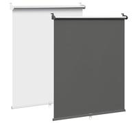 WOLTU Tenda a Rullo per Interni, Klemmfix Senza Forare con Morsetti, Tenda Oscurante Avvolgibile per Finestre e Porte, Protezione Solare, Cordless, 95x150 cm, Carbone Nero