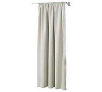 WOLTU Tenda Oscurante con Nastro per Binario, 135x245cm, Beige