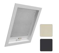 WOLTU Tenda Oscurante per Interni con Ventose, Tenda da Tetto senza Perforazione, Tenda Termica per Finestra da Tetto per Lucernario, Compatibile con finestre VELUX UK08, Grigio Scuro 116x120cm