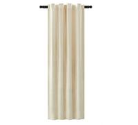 WOLTU Tenda Oscurante Tenda Termica Opaca in Velluto 300 g/m² per Soggiorno Camera da Letto 1 Pannello Beige 140x225 cm