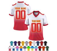 WolunLi Maglia da Calcio Personalizzata, Numero Nome Squadra Personalizzata, Tessuto Traspirante - Taglie Giovani e Adulti Colore 09