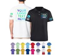 WolunLi Poli Personalizzati con Logo e Nome per Uomo/Donna - Maglie da Golf e Camicie Aziendali all'Ingrosso