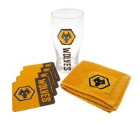 Wolverhampton Wanderers FC Cresta Set da Bar Misura Confezione 6 (TA11382)