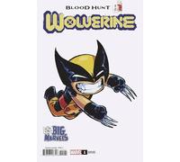 Wolverine: Blood Hunt #1 Big Marvels Variant Cover by Skottie Young with Rated Comics Acrylic Backer