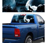 Wolverine modello Horror Car Series Rear Window Sticker decorativo, Dimensioni: