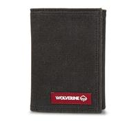 Wolverine Portafogli da uomo con blocco RFID robusto Trifold & L-fold (disponibile in tela di cotone o pelle), Cotone Guardian - Onice, taglia unica