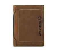 Wolverine Portafoglio Uomo Raider L-fold in pelle, Marrone, Taglia unica