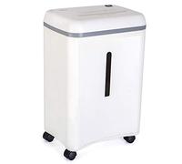 WOLVERINE SD9101 Distruggidocumenti 8 fogli P5 microtaglio alta sicurezza per carta e carte, ultrasilenzioso, contenitore estraibile 17 L (bianco)