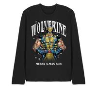 WolverineMerry Xmas Bub Maglietta Manica Lunga Adulto Unisex (TV26373)