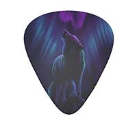 Wolves Howl In The Northern Lights Plettri per chitarra Set da 12 pezzi per chitarra acustica, chitarra elettrica, contrabbasso, ukulele