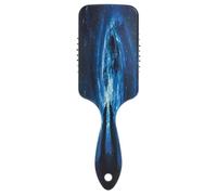 Wolves Howling Moon Night Space - Spazzola antistatica per capelli da donna