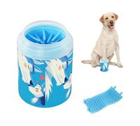 Wolves in Love Art - Rondella per piedi riutilizzabile per cani, con setole in morbido silicone, per cani e gatti