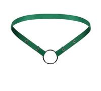 WOLWES Cintura Fissa Elastica da Uomo per imbracature Cintura assistiva A163 (Verde)