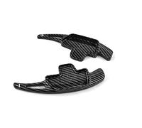 WOLWES Compatibile con Mercedes per Benz W177 2018 2019 2020 2021 2022 Comandi in Fibra di Carbonio 2 Pezzi Estensione Volante Paddle Shift Paddle Shift Estensioni Leve(2)