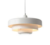 WOLWES Lampadari in metallo in stile nordico, paralumi colorati creativi, lampada a sospensione singola con base E27, lampada a sospensione ad aspirazione superiore incorporata, apparecchi di illumina