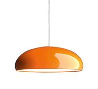 WOLWES Lampadari in metallo in stile nordico, paralumi colorati creativi per lampade a sospensione, lampada a sospensione superiore con montaggio a incasso, lampada a sospensione a testa singola con v