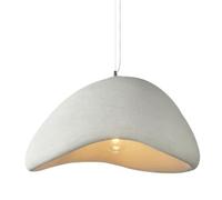 WOLWES Lampadario in polistirene ad alta densità in stile giapponese, paralume a sospensione con personalità creativa, lampada a sospensione a filo montagna fa schifo, lampada a sospensione a bocca di