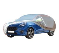 WOLWES Telo Auto Adatto Per Ford Puma Titanium/ST/ST-Line/Vivid Ruby Edition,Telo Auto In Tessuto Oxford Resistente Al Vento,A prova di neve,Alla Pioggia E All'acqua,Con Catena Di Trazione Laterale De