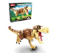 WOMA Dino T-Rex C0452, set di costruzioni per gli appassionati di dinosauri e del Giurassico, giocattolo di blocchi da costruzione per bambini e bambine dai 6 anni in su (1606 pezzi)