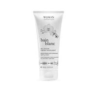WOMAN ESSENTIALS Bain blanc 200ml - Gel doccia INTIME e CORPO rivitalizzante con acido ialuronico. Pelle fragile e sensibile, soggetta a segni di invecchiamento.