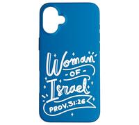 Woman Of Israel Prov 31:26 Jewish Cultural Pride Citazione Ebreo Custodia per iPhone 16 Plus