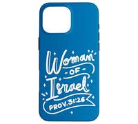 Woman Of Israel Prov 31:26 Jewish Cultural Pride Citazione Ebreo Custodia per iPhone 16 Pro Max