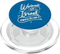 Woman Of Israel Prov 31:26 Jewish Cultural Pride Citazione Ebreo PopSockets PopGrip per MagSafe
