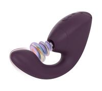 Womanizer Next Duo Vibratore Rabbit per Donna con 14 Modalità di Vibrazione e Aspirazione | Doppio Motore per Stimolazione del Clitoride e del Punto G | Sex Toy Silenzioso in Silicone | Viola