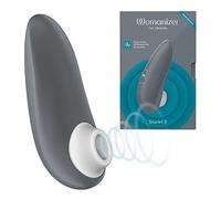Womanizer Starlet 3 Succhia Clitoride per Donna | Succhiatore Clitorideo con 6 Intensità | Stimolatore Vibratore Impermeabile | Sex Toy Ricaricabile per Coppie | Grigio