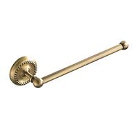 WOMAO Nuovo portasciugamani, portasalviette con portasalviette, Struttura Interamente in Ottone con Intagli Decorativi Accessori per Il Bagno a Muro Stile retrò in Ottone Anticato