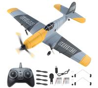 Womaqu Aereo telecomandato RC 3 canali 2.4GHz RTF con giroscopio 6 assi, in EPP leggero e resistente, autonomia 150m, 2 batterie fino a 20 min di volo, ideale per principianti, bambini e adulti