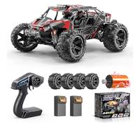 Womaqu Macchina Telecomandata Professionale Brushless 1:14, RC Car 4WD 68 km/h con Roll Cage e Telaio Rinforzato, 2 Batterie 2S LiPo, Pneumatici Doppi, Macchina Radiocomandata Compatibile con 3S