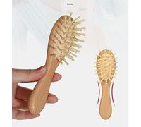 WOMB Spazzola per capelli in legno personalizzata, spazzola con setole di cinghiale incise, spazzola cimelio, set di pennelli in legno, spazzola per capelli con monogramma (Z02, 1PCS)