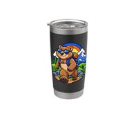 Wombat allegro che cammina come un leader audace Bicchiere termico in acciaio inox doppia parete