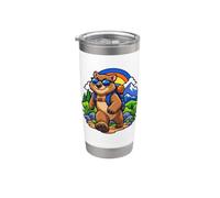 Wombat allegro che cammina come un leader audace Bicchiere termico in acciaio inox doppia parete