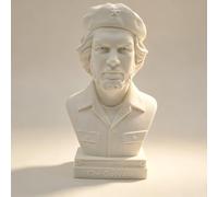 Womeet Che Guevara Busto Che Guevara Statua Che Guevara Scultura, Che Guevara Stampa 3D Modello Bianco Che Guevara Figurine Che Guevara, Regalo Decorazione Scrivania 10CM