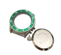WOMELF Modifica della cassa dell'orologio da 42 mm, cassa in acciaio inossidabile fai da te da uomo, compatibile con movimenti NH35A/NH36A (Color : NO.2)