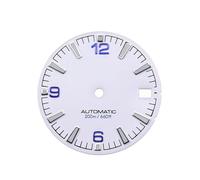 WOMELF Quadrante dell'orologio da 28,5 mm con quadrante verde C3 luminoso luminoso compatibile for corona a 3 3,8 orologio compatibile for accessori mod movimento Nh35A